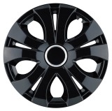 Set 4 Capace Roti Top Negru R16