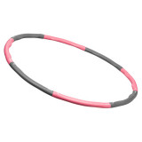 Cerc fitness hula hop, 95 cm, roz, Rebel Active