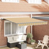 VidaXL Pergola automatizată , cu dungi colorate, 350 x 250 cm