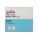 Pungi stocare lapte matern cu fermoar (30 buc.), Spectra