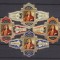 Cigar Bands NL Elisabeth Bas Ferdinand Bol no VI a / b /c / d CG.002