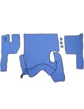 Set Covorase Piele Ecologica Truck Umbrella Pentru Volvo Fh13 2011-2013 Cutie Manuala Albastru Tip 2