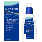 Cremă de față Differin Oil Absorbing Moisturizer SPF 30 pentru ten acneic, 118 ml