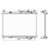 Radiator racire motor Nrf 53152