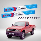 Cumpara ieftin Ștergătoare Toyota Hilux Gen IV-VI Pick-up 1984-2005 | Set Față Flat Premium &ndash; TeamCar&reg;