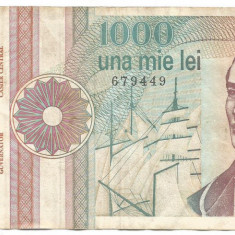 bancnota-1000 lei 1991