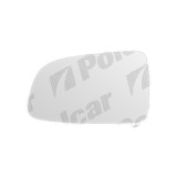 Geam oglinda Chevrolet Aveo Hb (T255), 04.2008-05.2011, Aveo Sdn (T250), 03.2006-05.2011, partea Stanga, culoare sticla crom, sticla convexa,