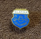Insigna fotbal - AS &quot;I.P. ALUMINIU&quot; SLATINA