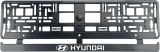 Cumpara ieftin Set 2 bucati, suport numar inmatriculare Carbon, Hyundai, Autohelix MSA
