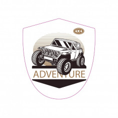 Abtibild &quot;ADVENTURE 4X4&quot;Cod:TAG 006 / T2 Automotive TrustedCars