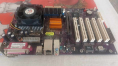 Placa de Baza AMD Socket A - 462 - ECS - K7VTA3 KIT + CPU 2000 +cooler +512rami foto