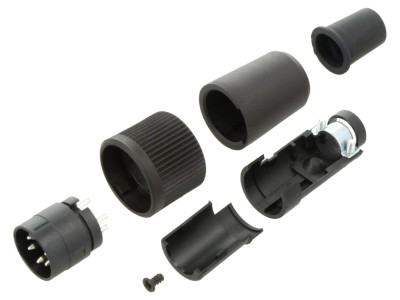 Conector circular 5 pini, 6A, IP40 foto