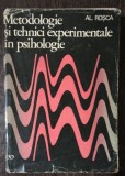 METODOLOGIE SI TEHNICI EXPERIMENTALE IN PSIHOLOGIE - AL.ROSCA