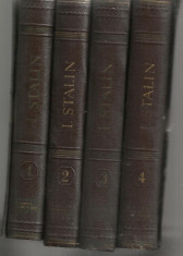 Stalin / OPERE - 4 volume, editie 1948 foto