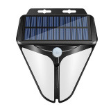 Lampa solara de perete Superfire FF11-F, 6W LED, 280LM, 3 moduri, 1500mAh, incarcare solara si senzor de miscare, Generic