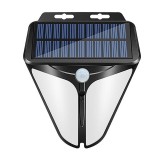 Lampa solara de perete Superfire FF11-F, 6W LED, 280LM, 3 moduri, 1500mAh, incarcare solara si senzor de miscare, Generic