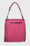 Cumpara ieftin Karl Lagerfeld poseta culoarea roz
