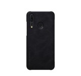 Husa Telefon Nillkin, Huawei Nova 4, Qin Leather Case, Black