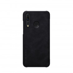 Husa Telefon Nillkin, Huawei Nova 4, Qin Leather Case, Black