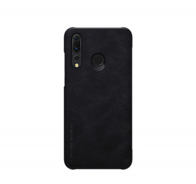 Husa Telefon Nillkin, Huawei Nova 4, Qin Leather Case, Black foto