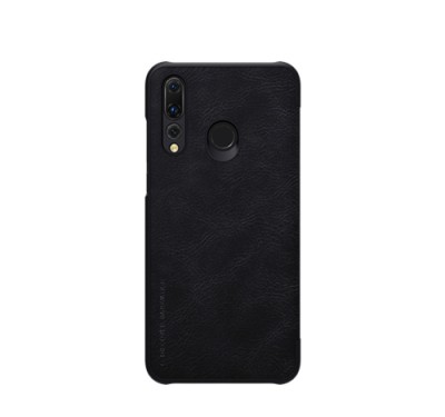 Husa Telefon Nillkin, Huawei Nova 4, Qin Leather Case, Black foto