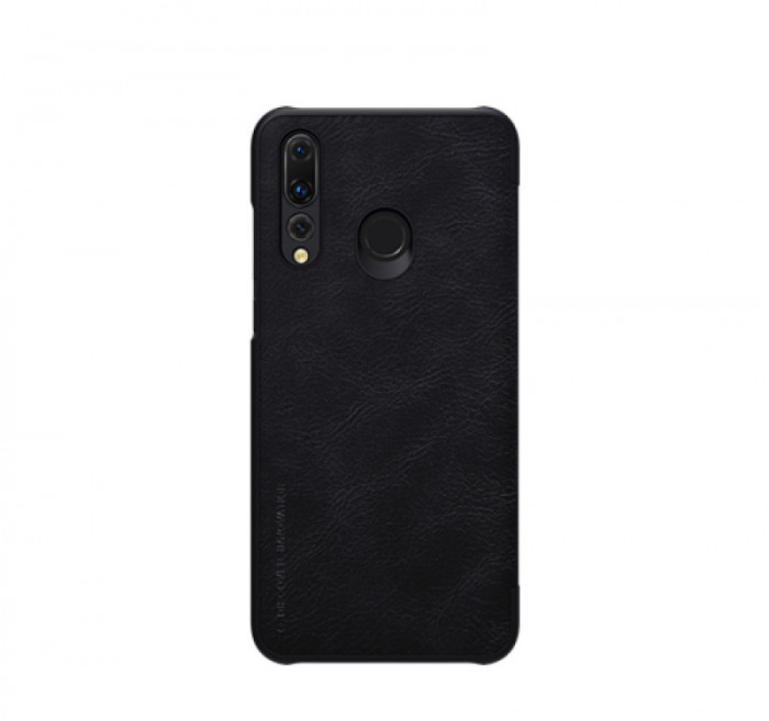 Husa Telefon Nillkin, Huawei Nova 4, Qin Leather Case, Black