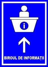 Placuta pentru birou de informatii foto
