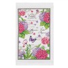 Prosop de Bucătărie, Model Flori și Fluturi, Bumbac, Dimensiuni 60x35 cm, Multicolor, Oem