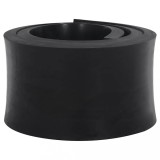 vidaXL Margine de cauciuc pentru plug de zăpadă negru 180x15x2 cm