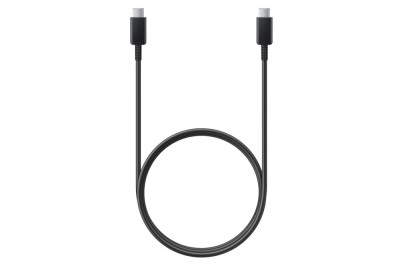 CABLU alimentare smartphone Samsung, USB Type-C (T) la USB Type-C (T), cauciuc, lungime 1 m, negru, &amp;amp;quot;EP-DN975BBEGWW&amp;amp;quot; (timbru verde 0.08 lei) foto