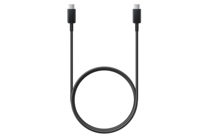 CABLU alimentare smartphone Samsung, USB Type-C (T) la USB Type-C (T), cauciuc, lungime 1 m, negru, &amp;quot;EP-DN975BBEGWW&amp;quot; (timbru verde 0.08 lei)