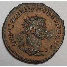 Probus (276-282 d.Hr.) , AE Antoninian, Clementia Temp, monetăria Antiochia.
