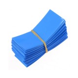 50 Bucati 72/30mm tuburi PVC termocontractabile pentru Baterii 18650-Culoare Albastru