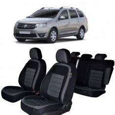 Set Huse scaune DACIA LOGAN MCV 5 LOCURI AUTENTIC 2013-2020 (bancheta fractionata)