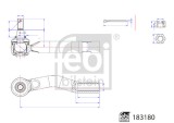 FEBI BILSTEIN 183180 Cap de bara