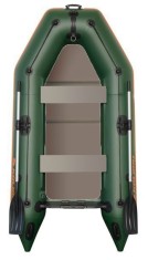 Barca Kolibri KM-260D verde - podea solida, chila gonflabila foto