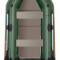 Barca Kolibri KM-260D verde - podea solida, chila gonflabila