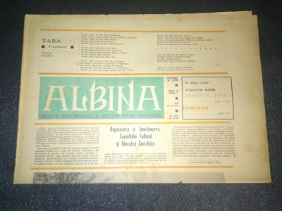 REVISTA ALBINA 23 SEPTEMBRIE 1971 foto