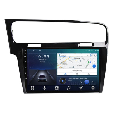 Navigatie dedicata cu Android VW Golf VII 2012 - 2019, negru, 2GB RAM, Radio foto