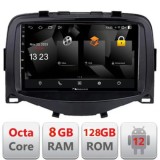 Navigatie dedicata Nakamichi Toyota Aygo 2014-2018 Android radio gps internet quad core 8+128 carplay android auto CarStore Technology
