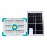 Proiector LED solar 200W cu 280 LED-uri, telecomanda, IP66, acumulator 6000mAh