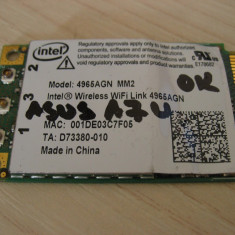 Placa wireless laptop Asus A7U, Intel Wireless WiFi 4965AGN MM2