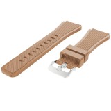 Cumpara ieftin Curea silicon compatibila Garmin Venu 3, telescoape Quick Release, 22mm, Maro