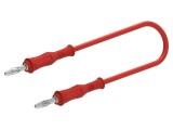 Cablu măsurare ELECTRO-PJP 60VDC 30VAC 20A 0,25m roșu 2012-25R