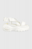 Buffalo sandale Classic Snd femei, culoarea alb, cu platforma, 1533301