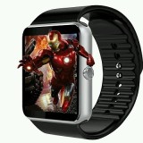 Cumpara ieftin SmartWatch TarTek&trade; GT08 SILVER telefon, camera, pedometru, bluetooth, microsim