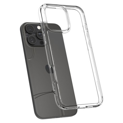 Husa Spigen Ultra Hybrid IPhone 16 Pro transparent foto