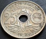 Cumpara ieftin Moneda istorica 25 CENTIMES - FRANTA, anul 1920 * cod 4160, Europa
