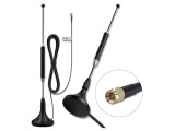 Antena SMA QOLTEC 100W 600-2700MHz 5dBi 3m 50&Omega; cod 57059