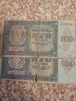 Croatia 100 kuna 1941 foto